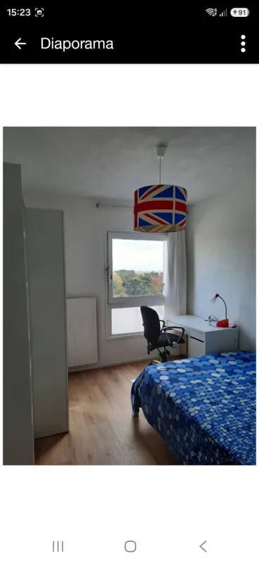 Chambre rénovée proche du campus